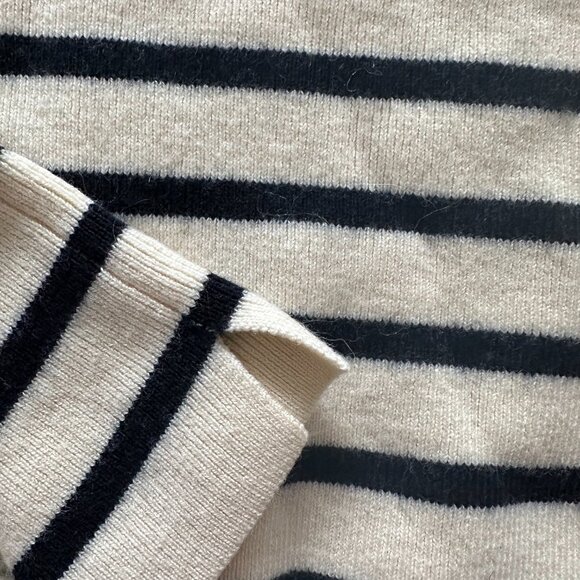 Cropped Striped Club Monaco Sweater - Picture 4 of 4